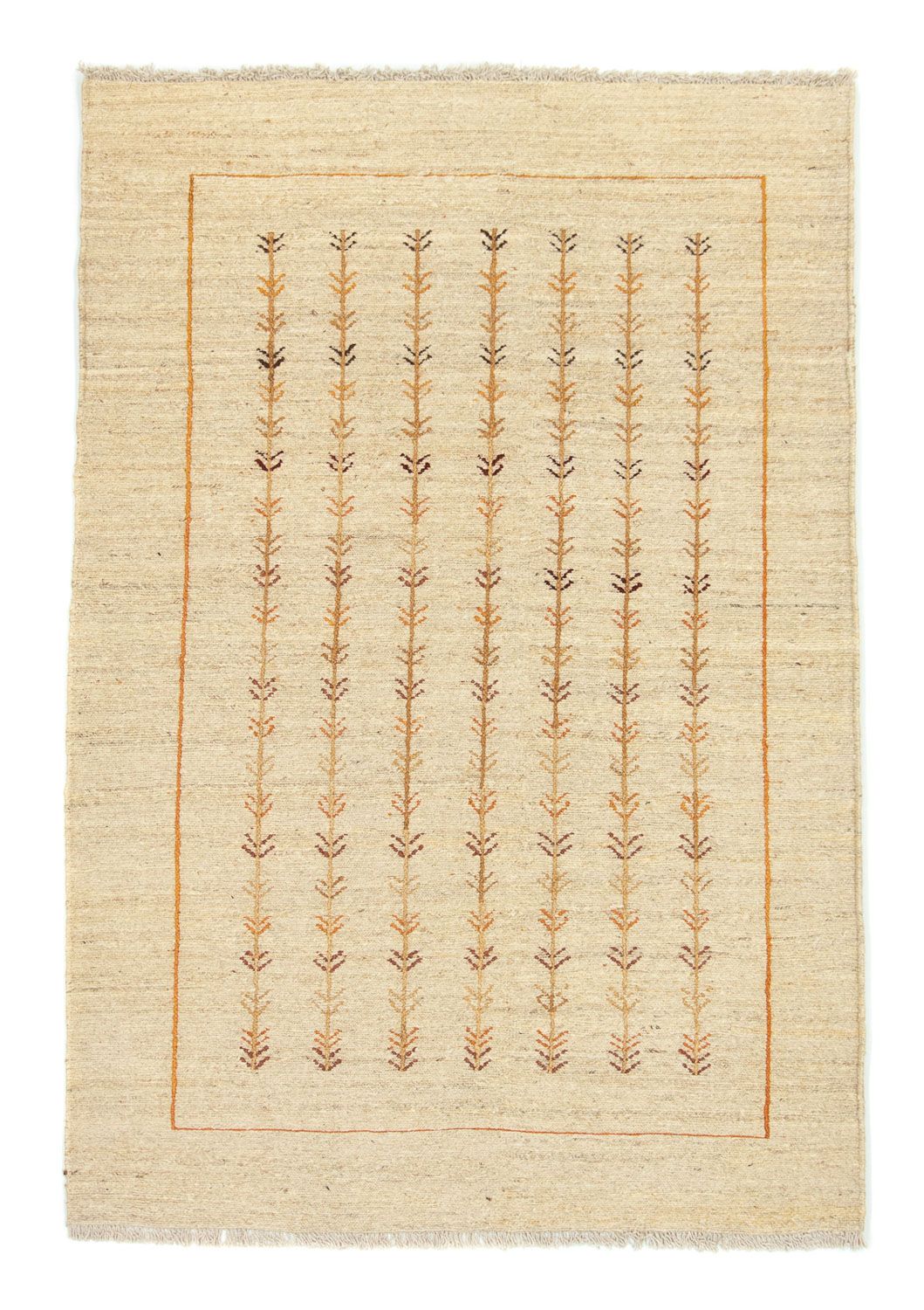 Gabbeh-tæppe - Indus - 180 x 120 cm - beige