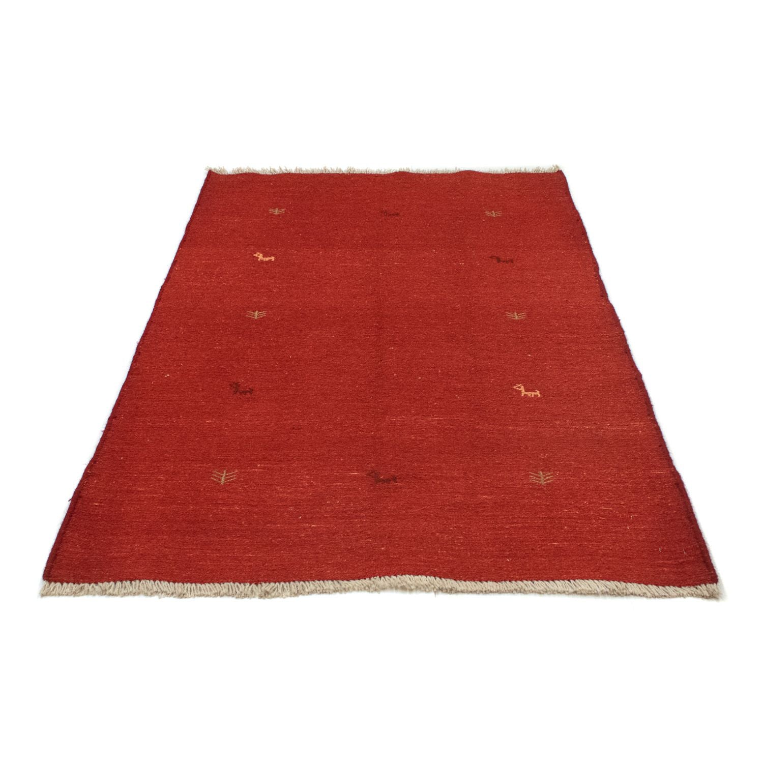 Gabbeh-tæppe - Indus - 180 x 120 cm - rød