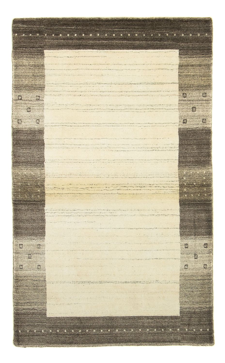 Gabbeh Tæppe - Loribaft Persisk - 160 x 90 cm - beige