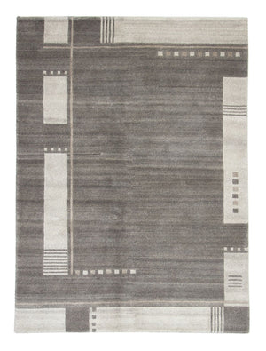 Nepal Tæppe - 200 x 140 cm - grå