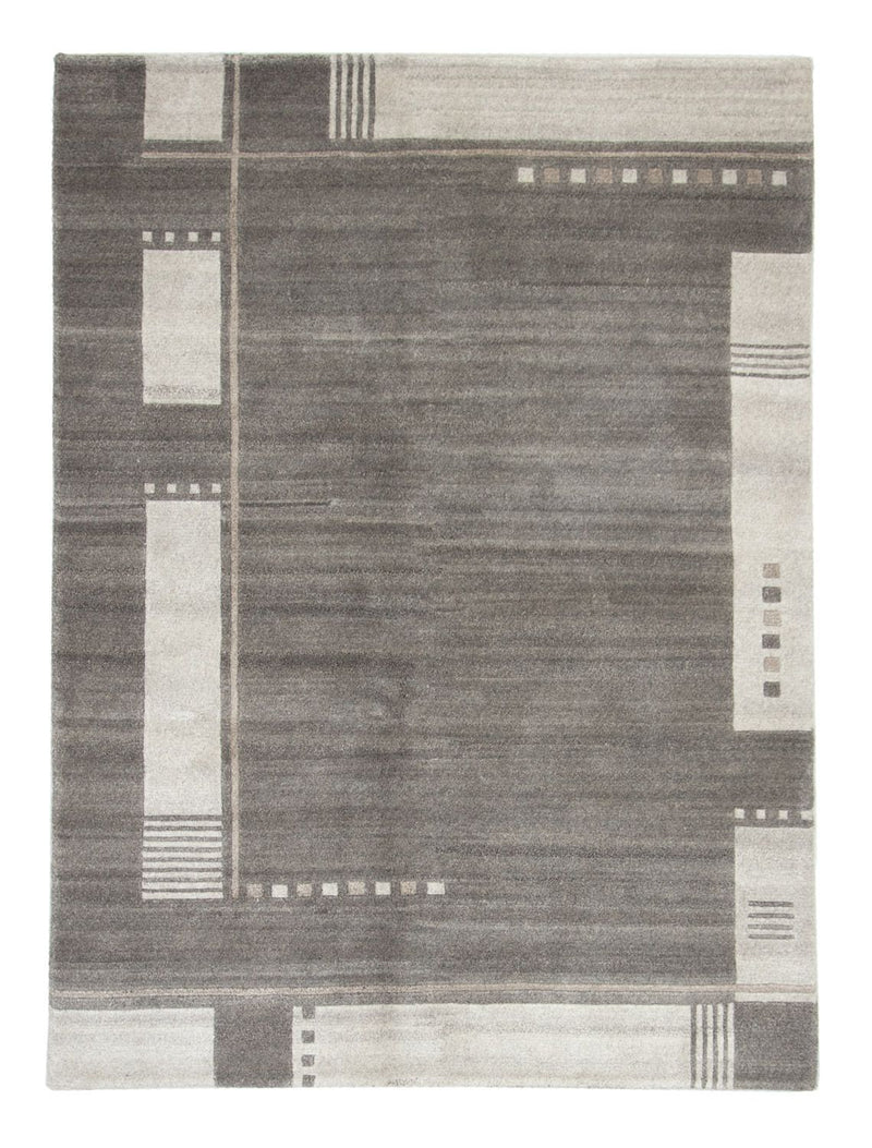 Nepal Tæppe - 200 x 140 cm - grå