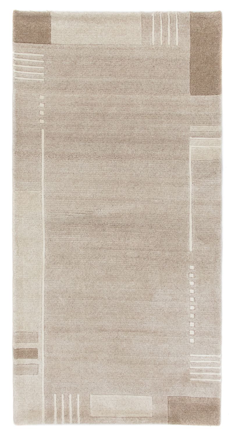 Nepal Tæppe - 140 x 70 cm - beige