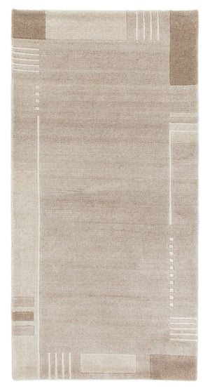 Nepal Tæppe - 140 x 70 cm - beige