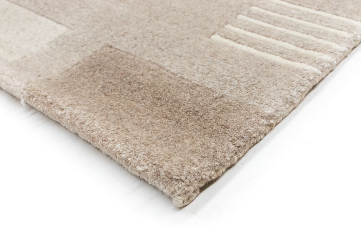 Nepal Tæppe - 140 x 70 cm - beige