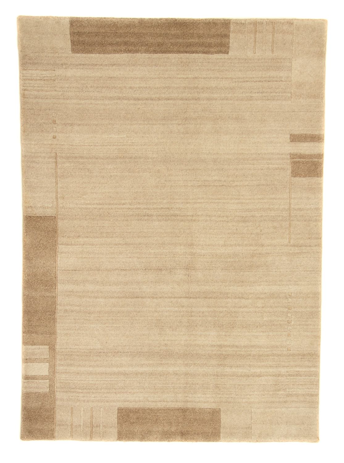 Nepal Tæppe - 200 x 140 cm - beige
