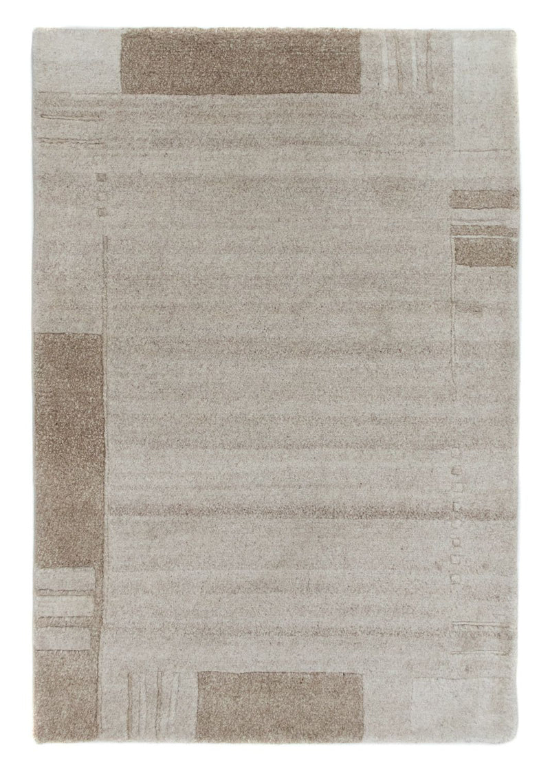Nepal Tæppe - 90 x 60 cm - beige