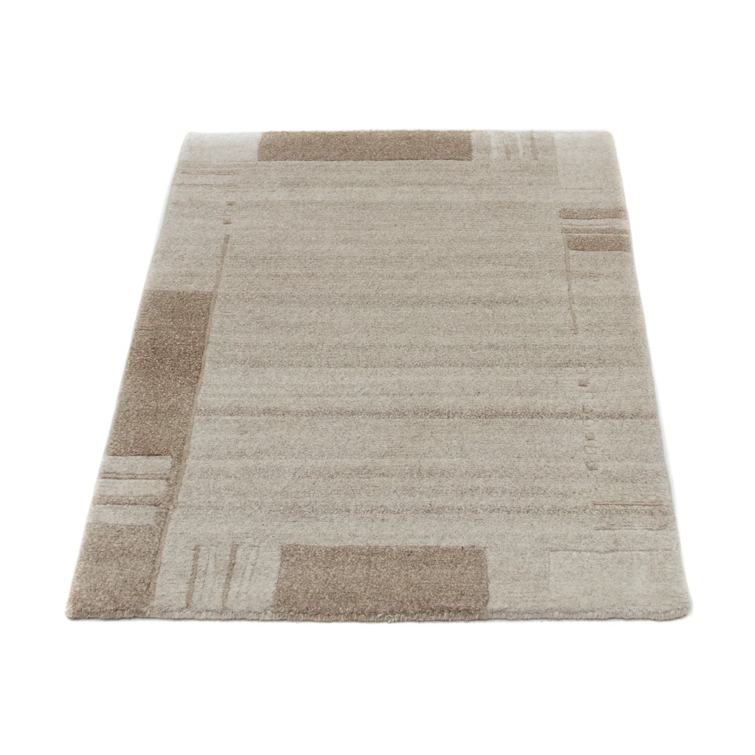 Nepal Tæppe - 90 x 60 cm - beige