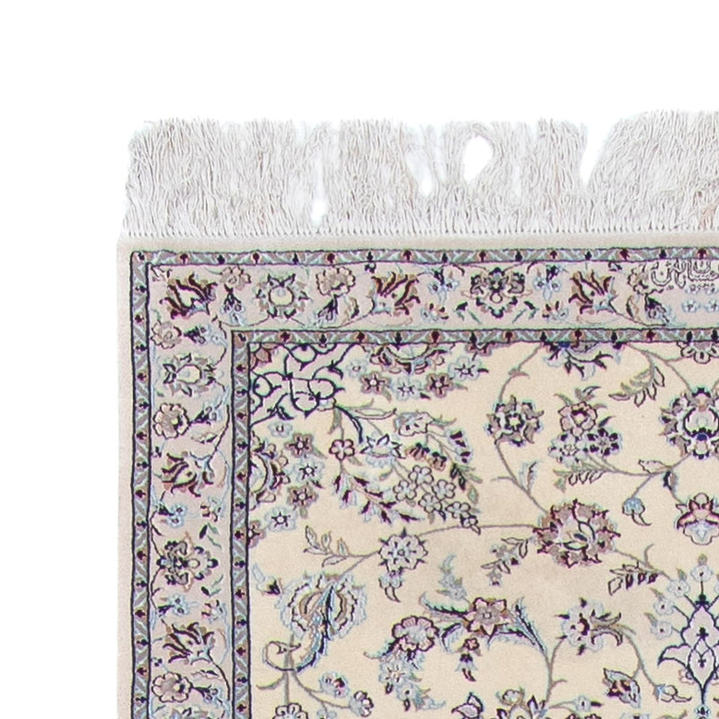 Løber Persisk tæppe - Nain - 446 x 100 cm - beige