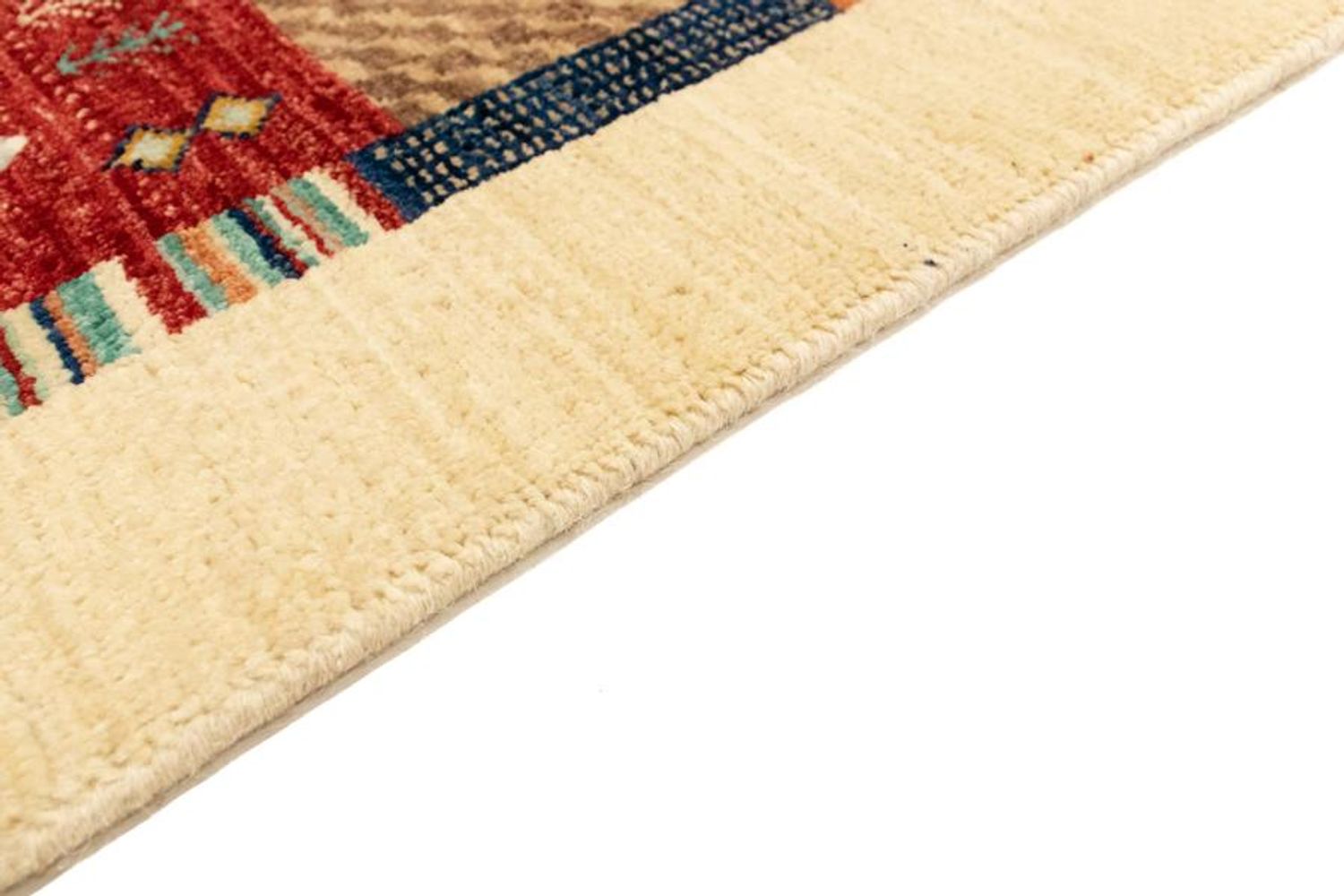 Designer tæppe - 137 x 69 cm - beige