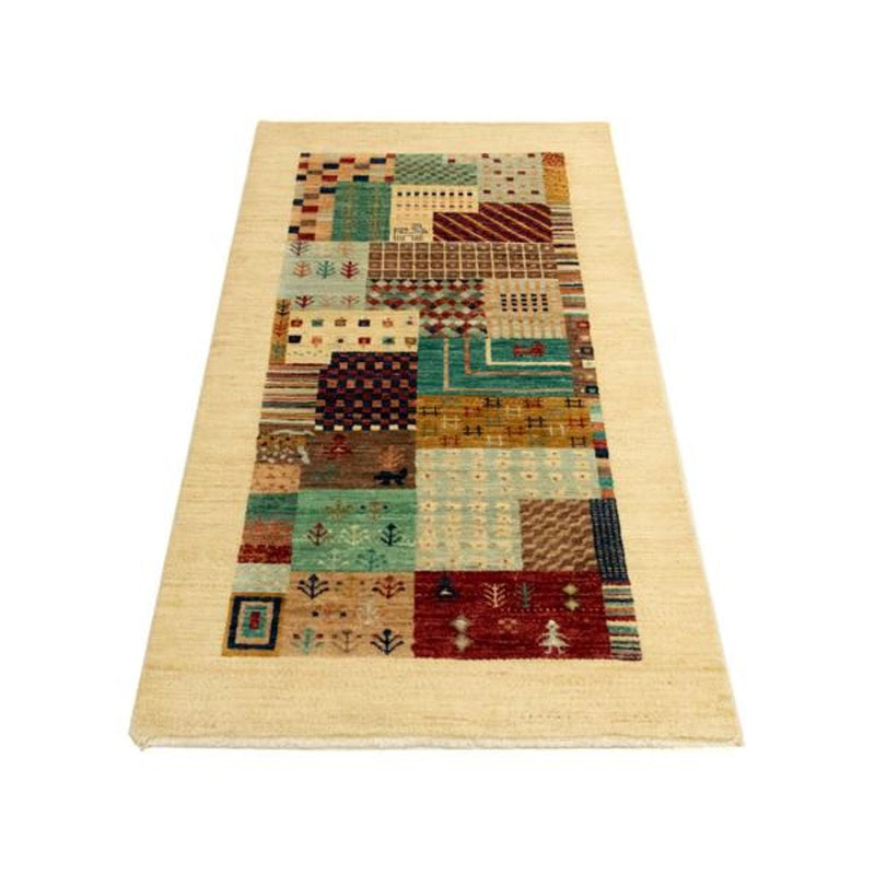 Designer tæppe - 137 x 69 cm - beige
