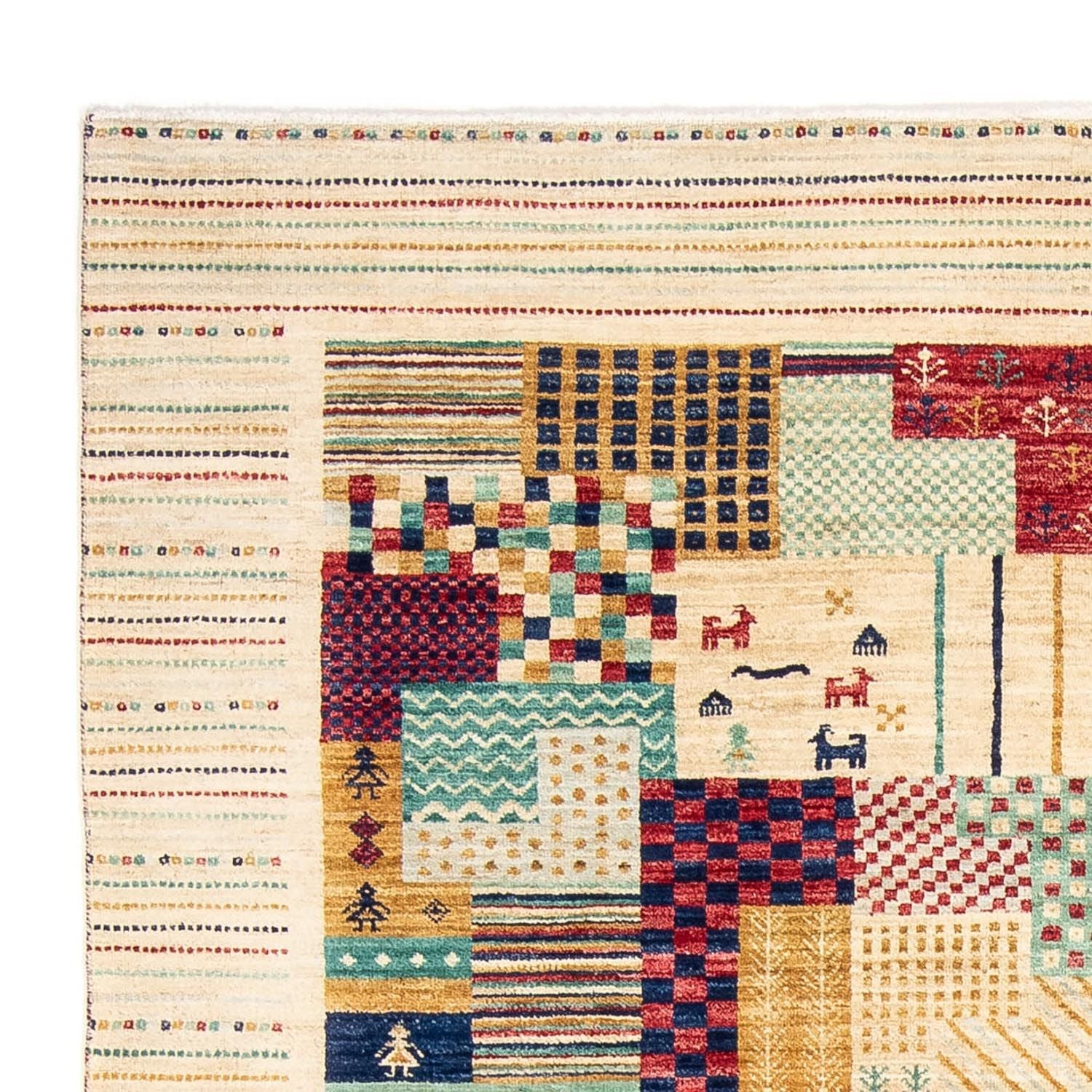 Designer tæppe - 238 x 170 cm - beige