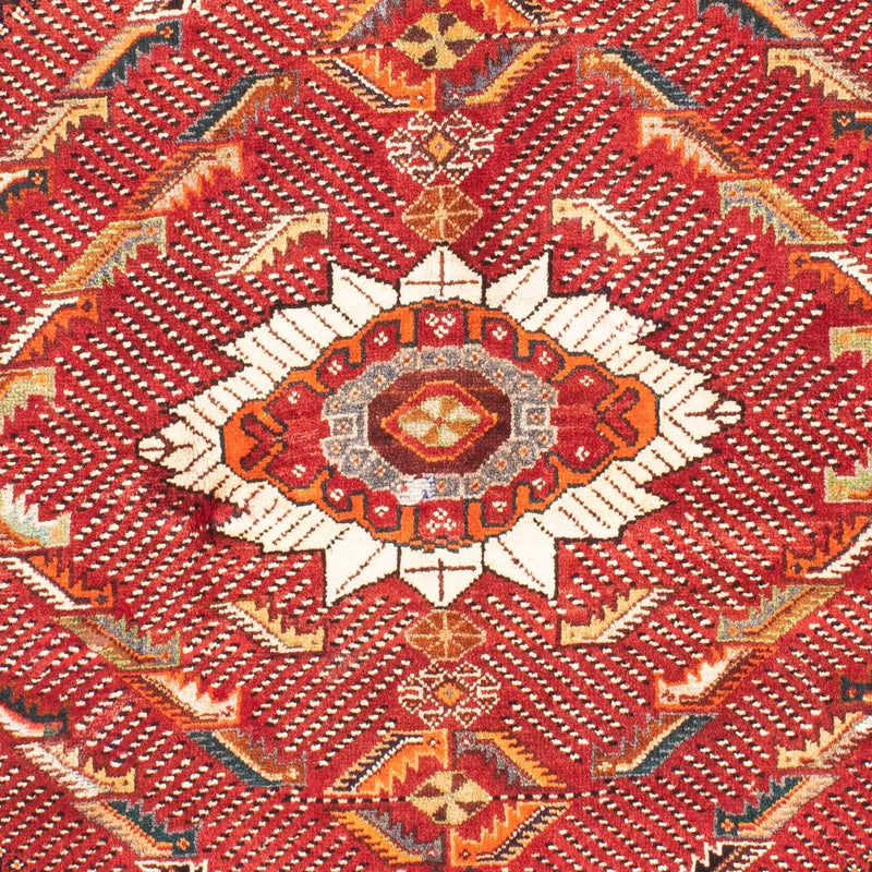 Persisk tæppe - Nomadisk - 167 x 127 cm - mørkerød
