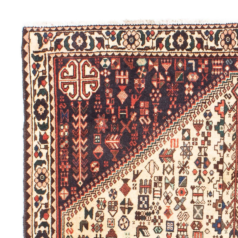 Persisk tæppe - Nomadisk - 143 x 110 cm - beige