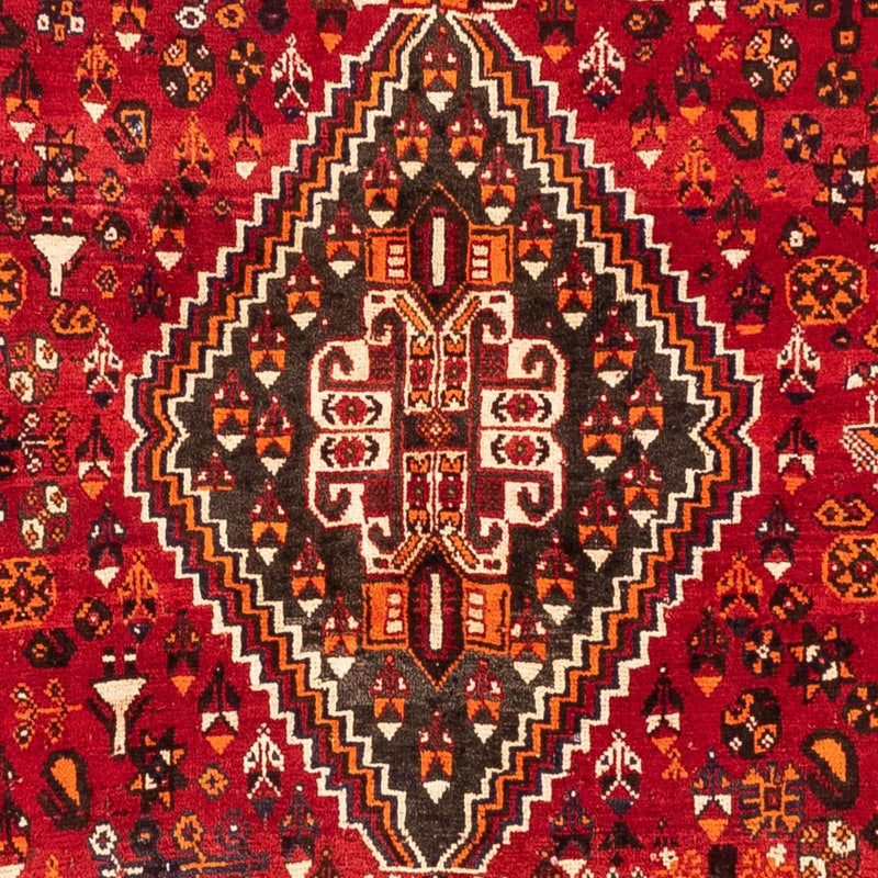 Persisk tæppe - Nomadisk - 275 x 175 cm - mørkerød
