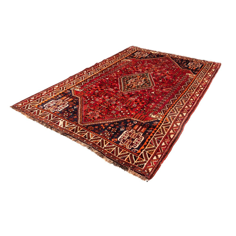 Persisk tæppe - Nomadisk - 275 x 175 cm - mørkerød
