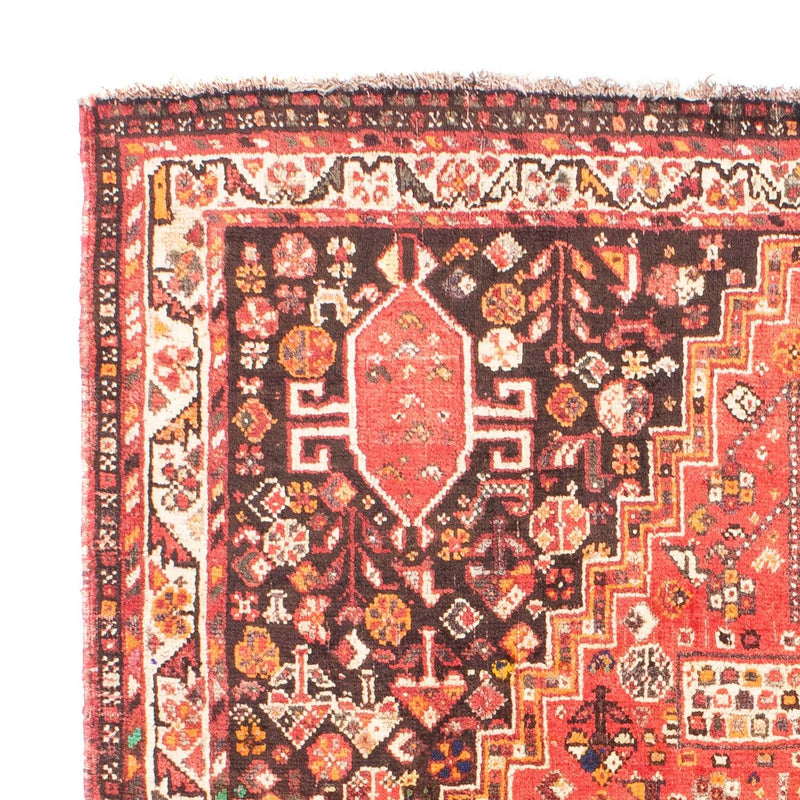 Persisk tæppe - Nomadisk - 176 x 123 cm - mørkerød