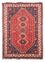 Persisk tæppe - Nomadisk - 155 x 116 cm - mørkerød