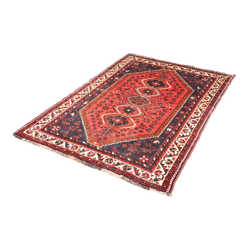 Persisk tæppe - Nomadisk - 155 x 116 cm - mørkerød
