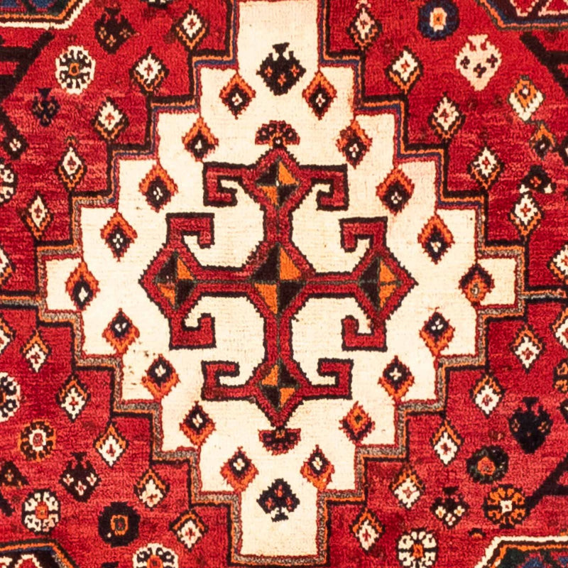 Persisk tæppe - Nomadisk - 251 x 168 cm - mørkerød
