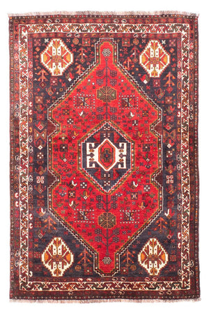 Persisk tæppe - Nomadisk - 170 x 116 cm - mørkerød
