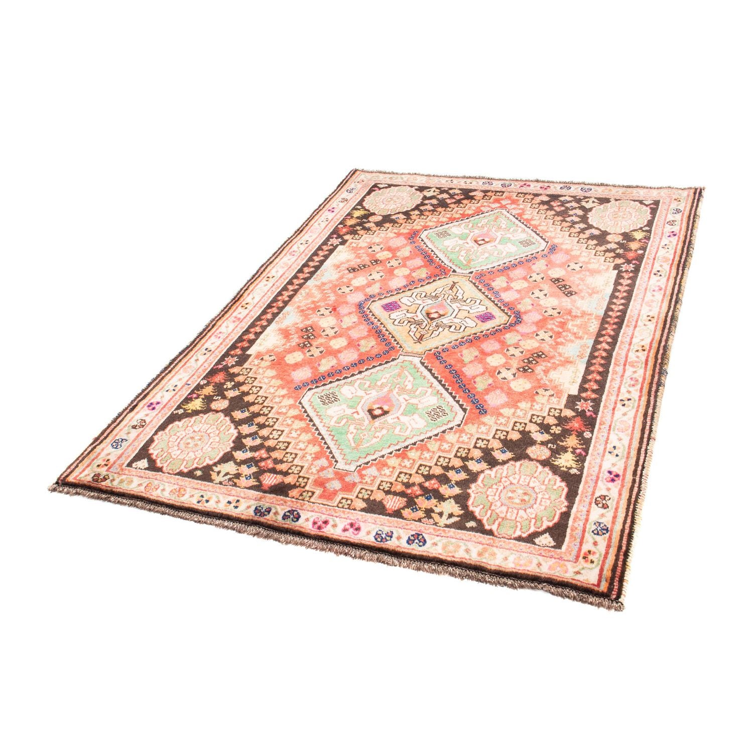 Persisk tæppe - Nomadisk - 162 x 116 cm - pink