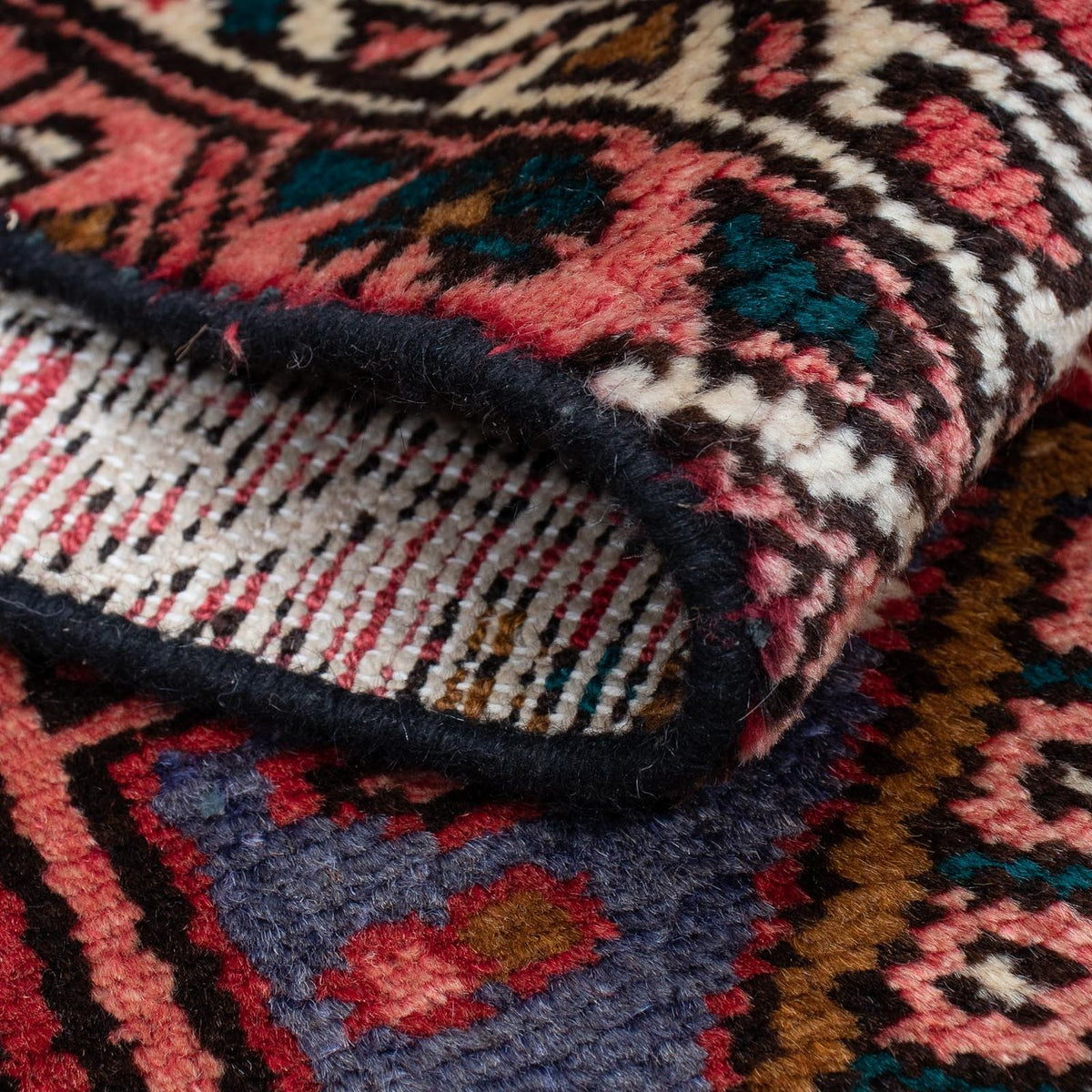 Løber Persisk tæppe - Nomadisk - 323 x 82 cm - rød