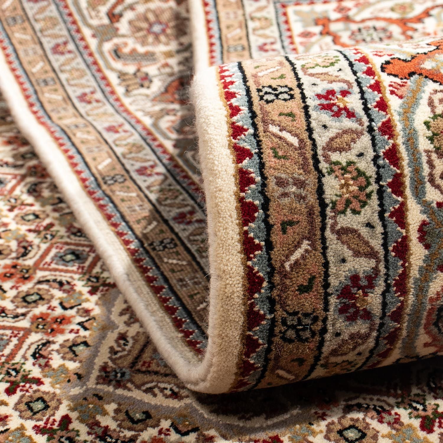 Persisk tæppe - Tabriz - 241 x 173 cm - beige