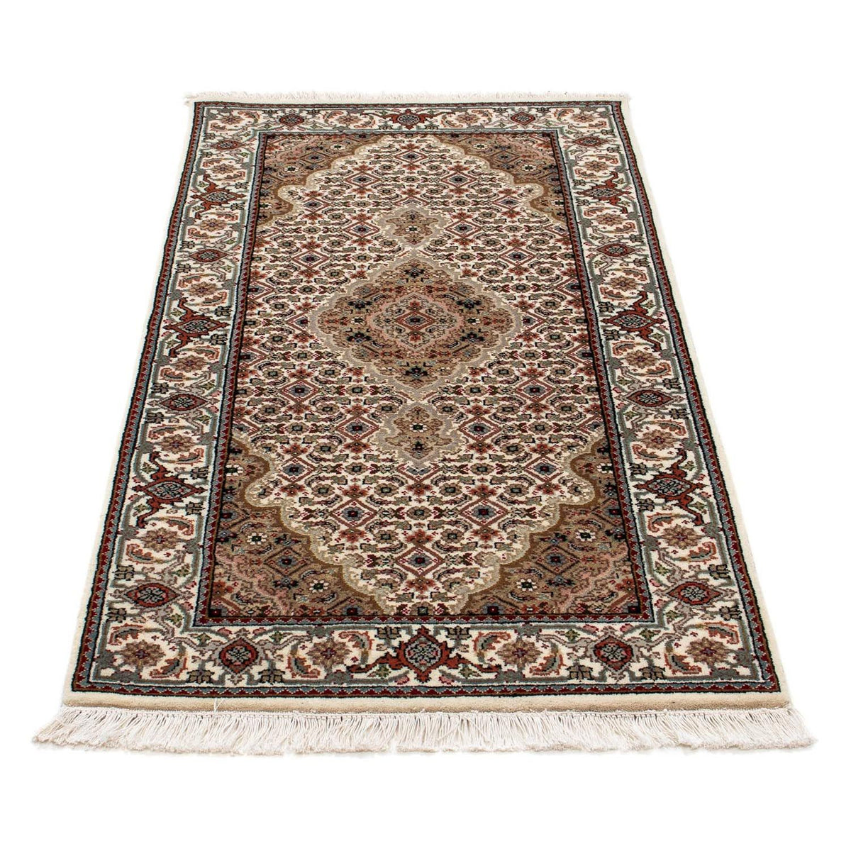 Persisk tæppe - Tabriz - 140 x 73 cm - beige