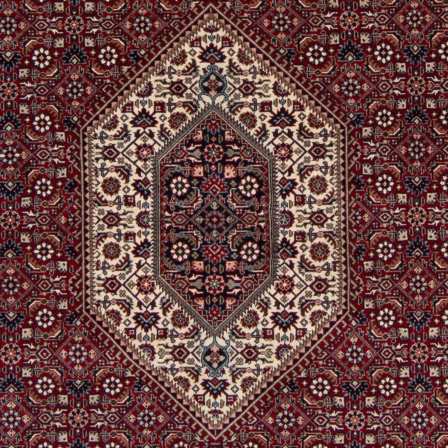 Persisk tæppe - Bijar - Royal - 297 x 202 cm - mørkerød