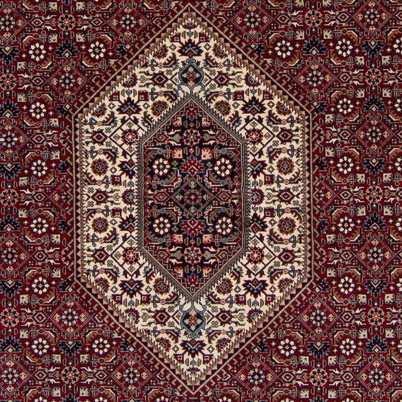 Persisk tæppe - Bijar - Royal - 297 x 202 cm - mørkerød