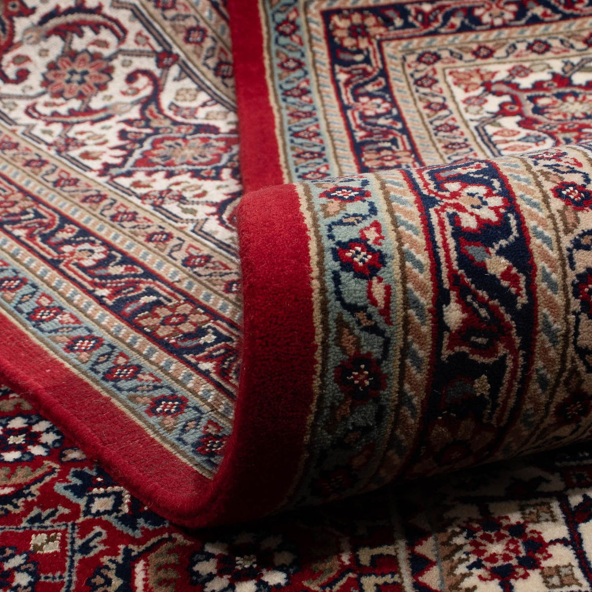 Persisk tæppe - Bijar - Royal - 303 x 249 cm - mørkerød