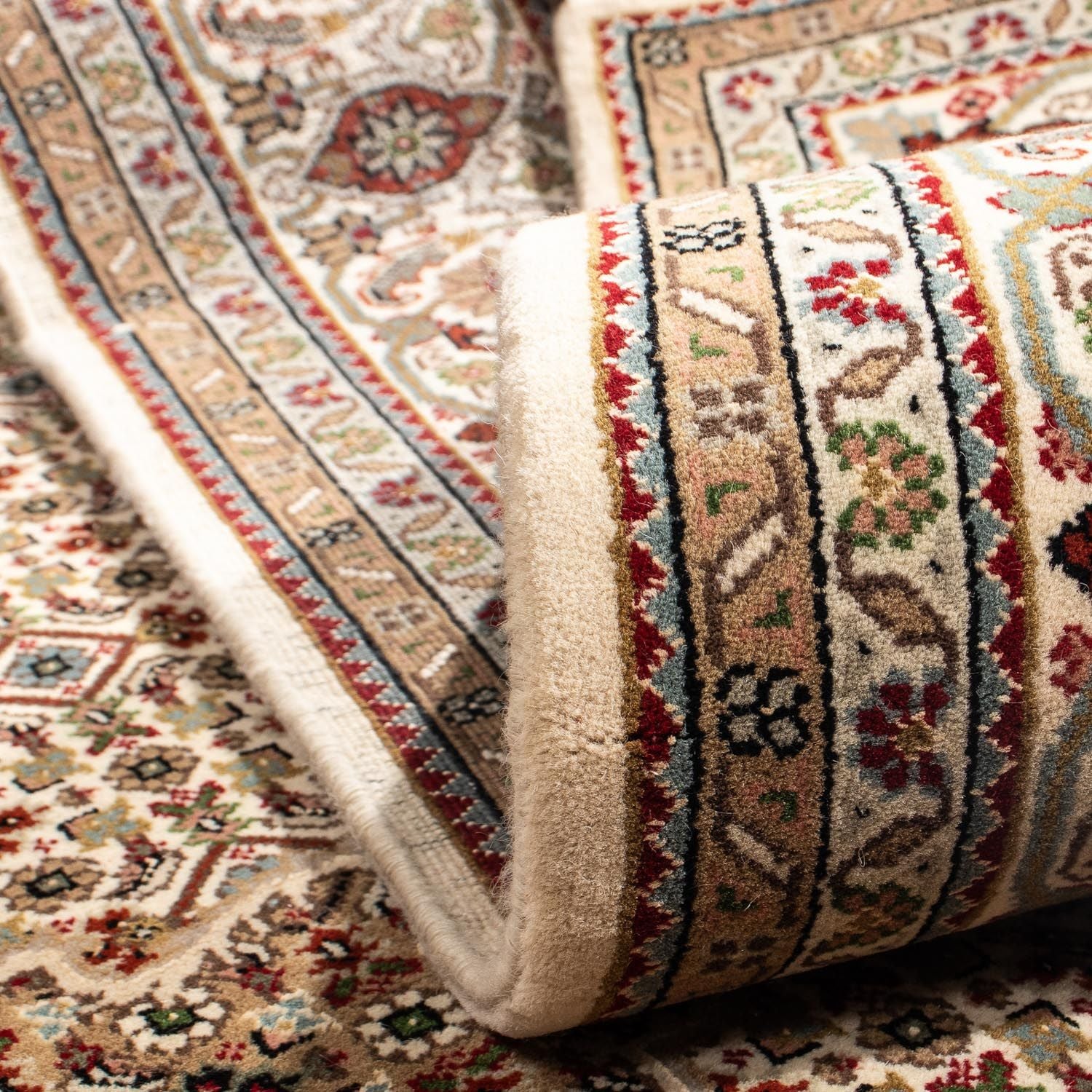 Persisk tæppe - Tabriz - 242 x 171 cm - beige