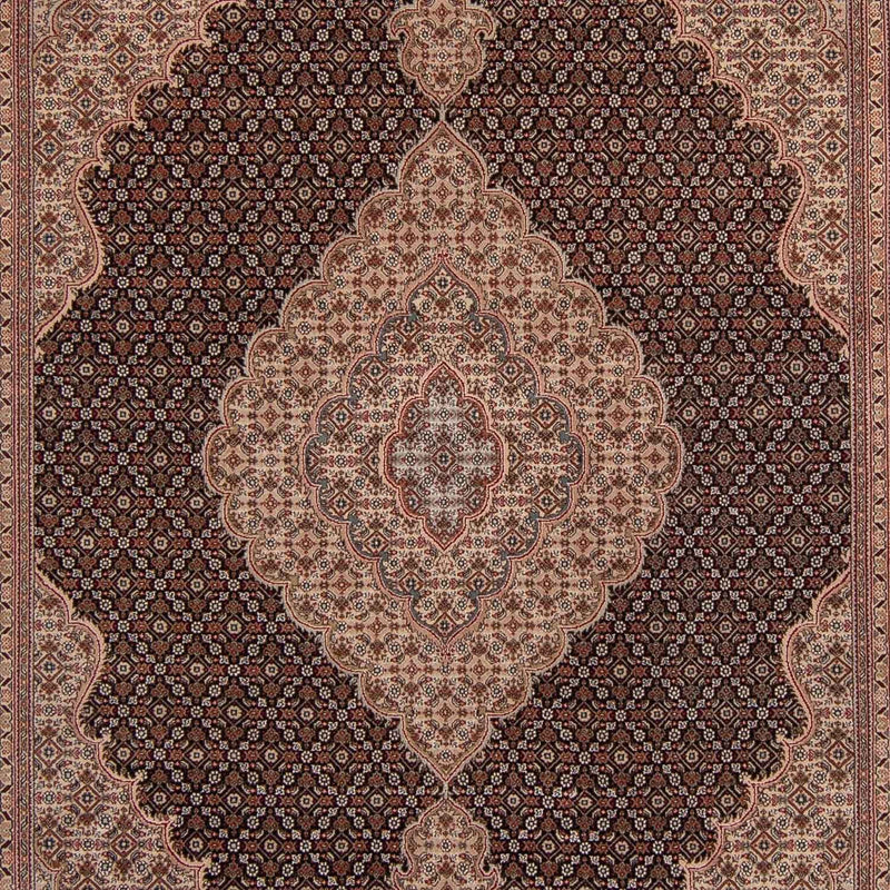 Persisk tæppe - Tabriz - 299 x 202 cm - mørkeblå