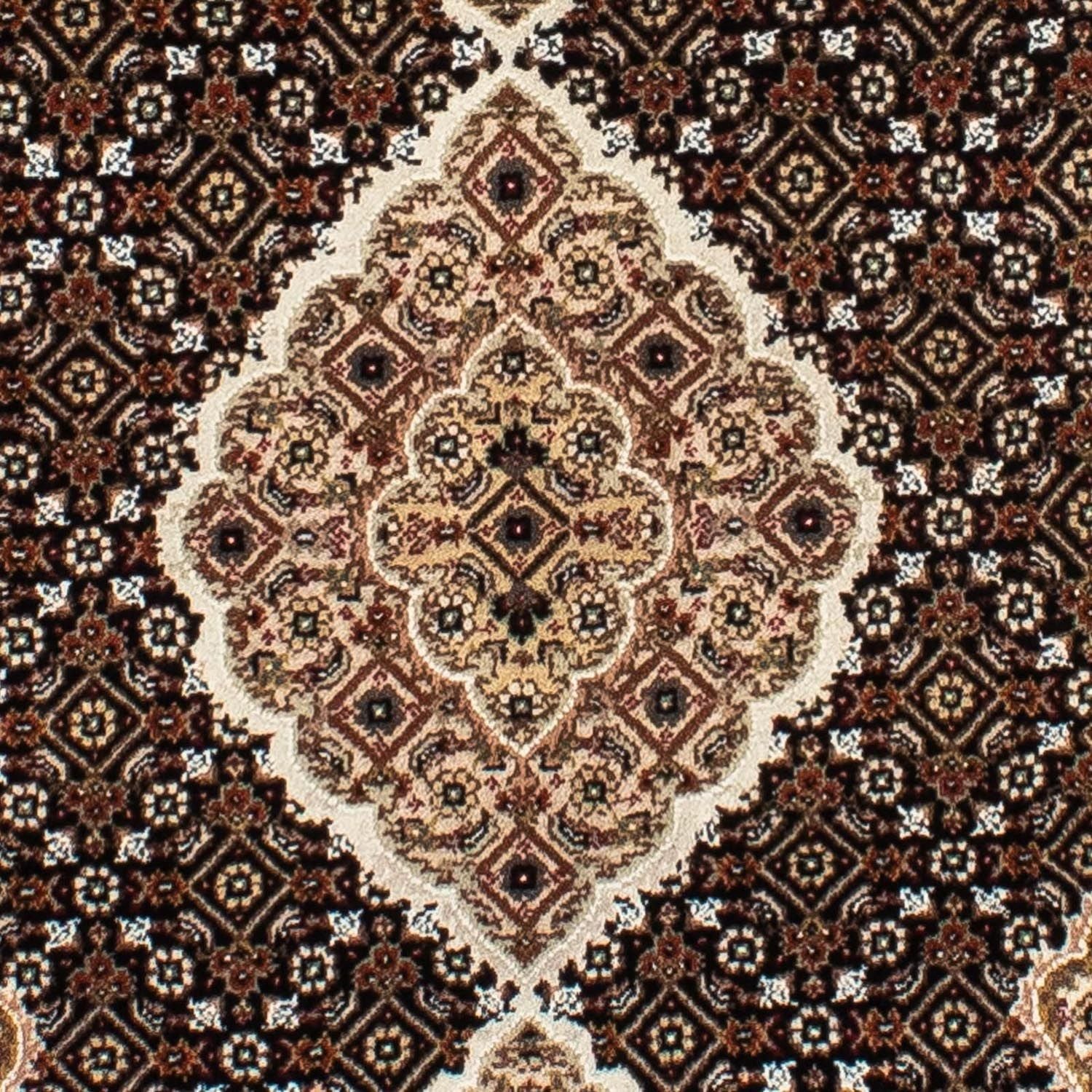 Løber Persisk tæppe - Tabriz - 201 x 84 cm - mørkeblå