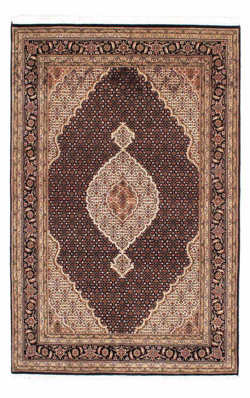 Persisk tæppe - Tabriz - 239 x 166 cm - mørkeblå