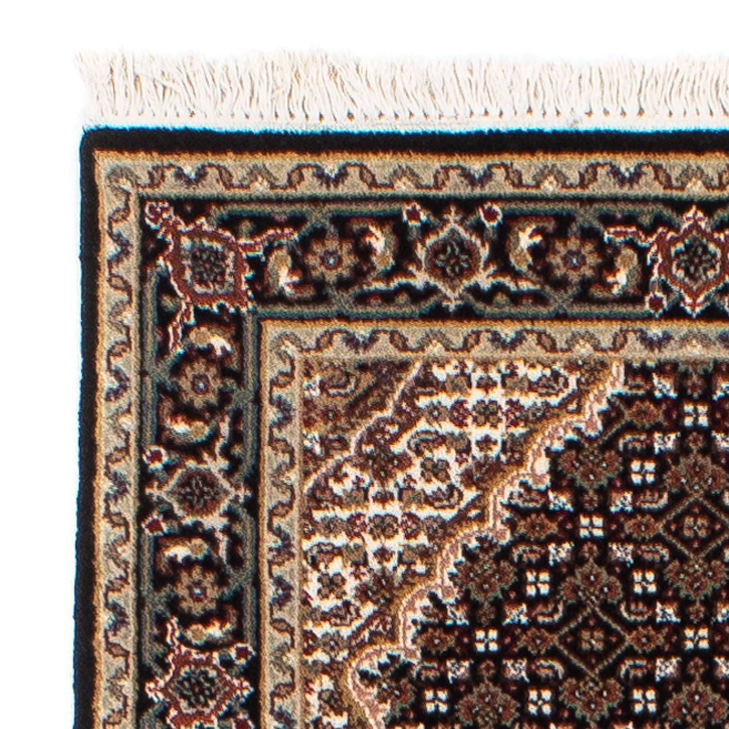 Løber Persisk tæppe - Tabriz - 196 x 73 cm - mørkeblå