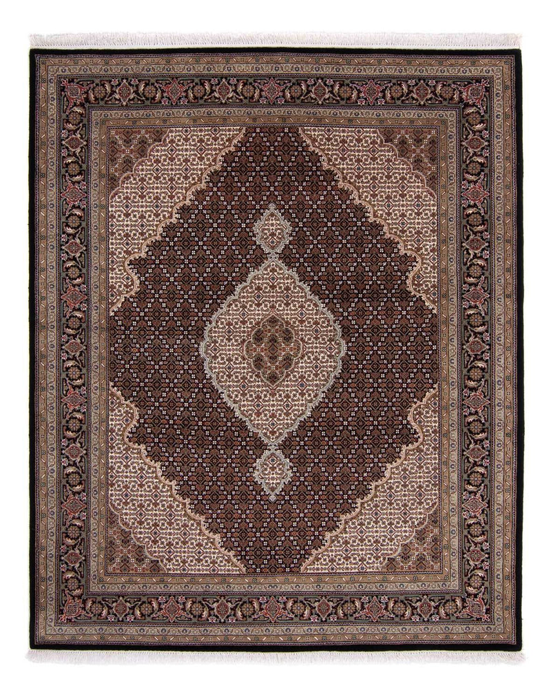 Persisk tæppe - Tabriz - 253 x 199 cm - mørkeblå