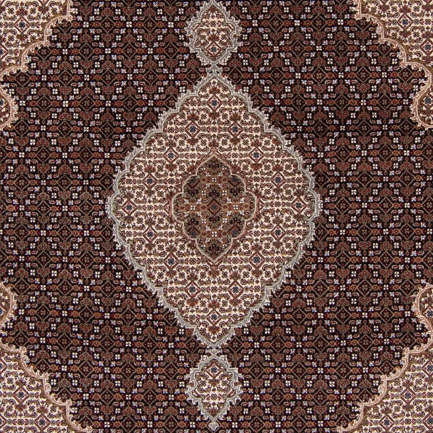 Persisk tæppe - Tabriz - 253 x 199 cm - mørkeblå