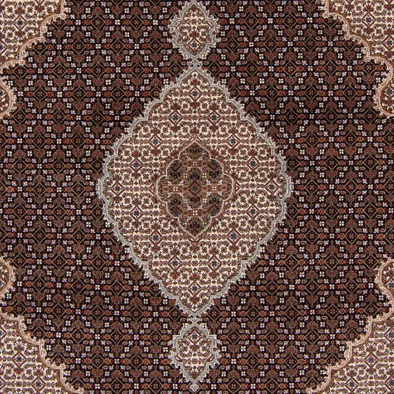 Persisk tæppe - Tabriz - 253 x 199 cm - mørkeblå