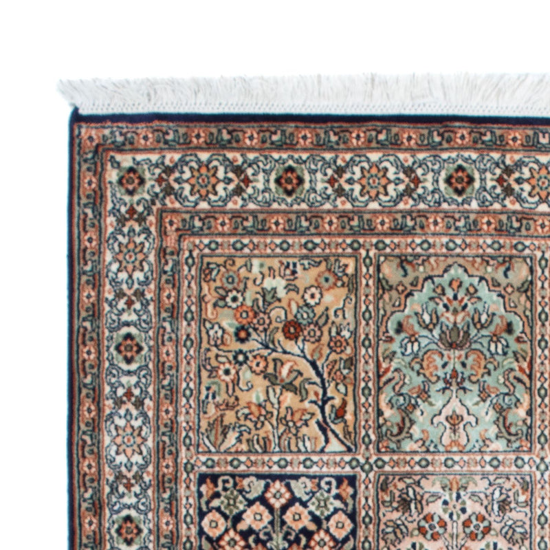 Silketæppe - Kashmir Silk - 152 x 94 cm - flerfarvet