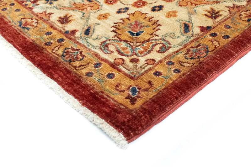 Afghansk tæppe - 207 x 149 cm - rød