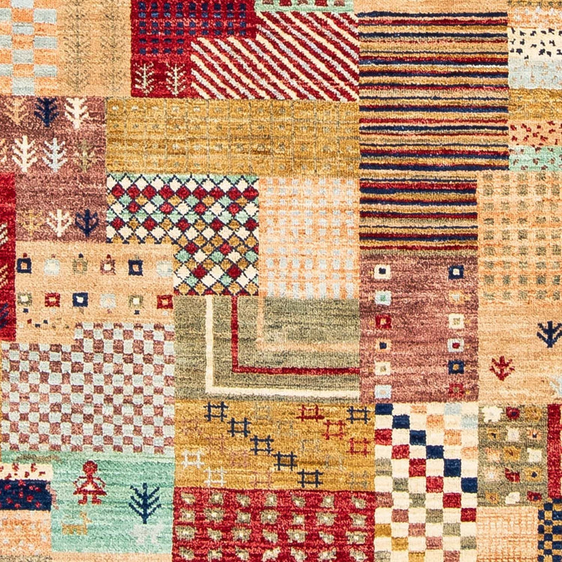 Gabbeh Tæppe - Loribaft Persisk - 235 x 173 cm - beige