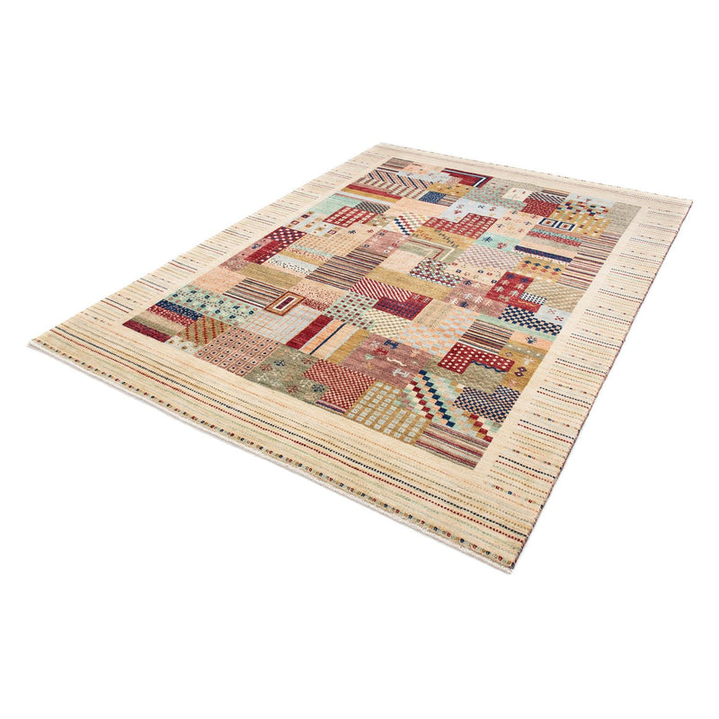 Gabbeh Tæppe - Loribaft Persisk - 235 x 173 cm - beige