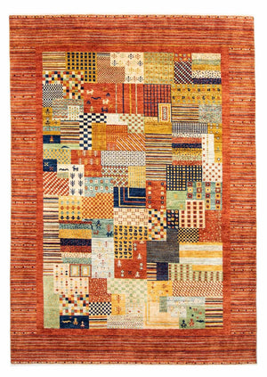 Gabbeh Tæppe - Loribaft Persisk - 228 x 170 cm - rust