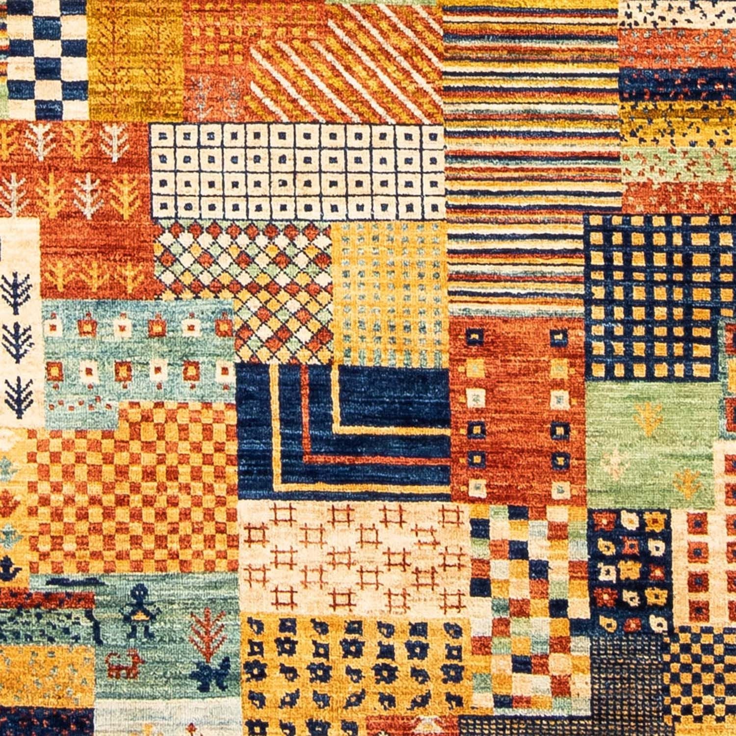 Gabbeh Tæppe - Loribaft Persisk - 228 x 170 cm - rust
