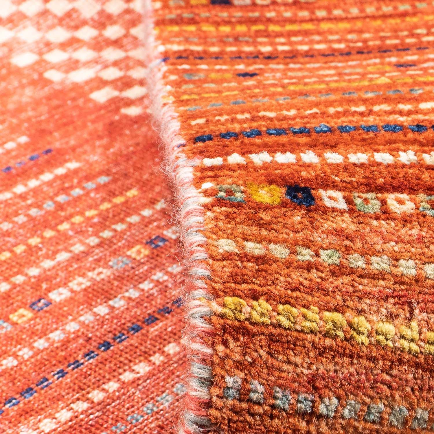Gabbeh Tæppe - Loribaft Persisk - 228 x 170 cm - rust