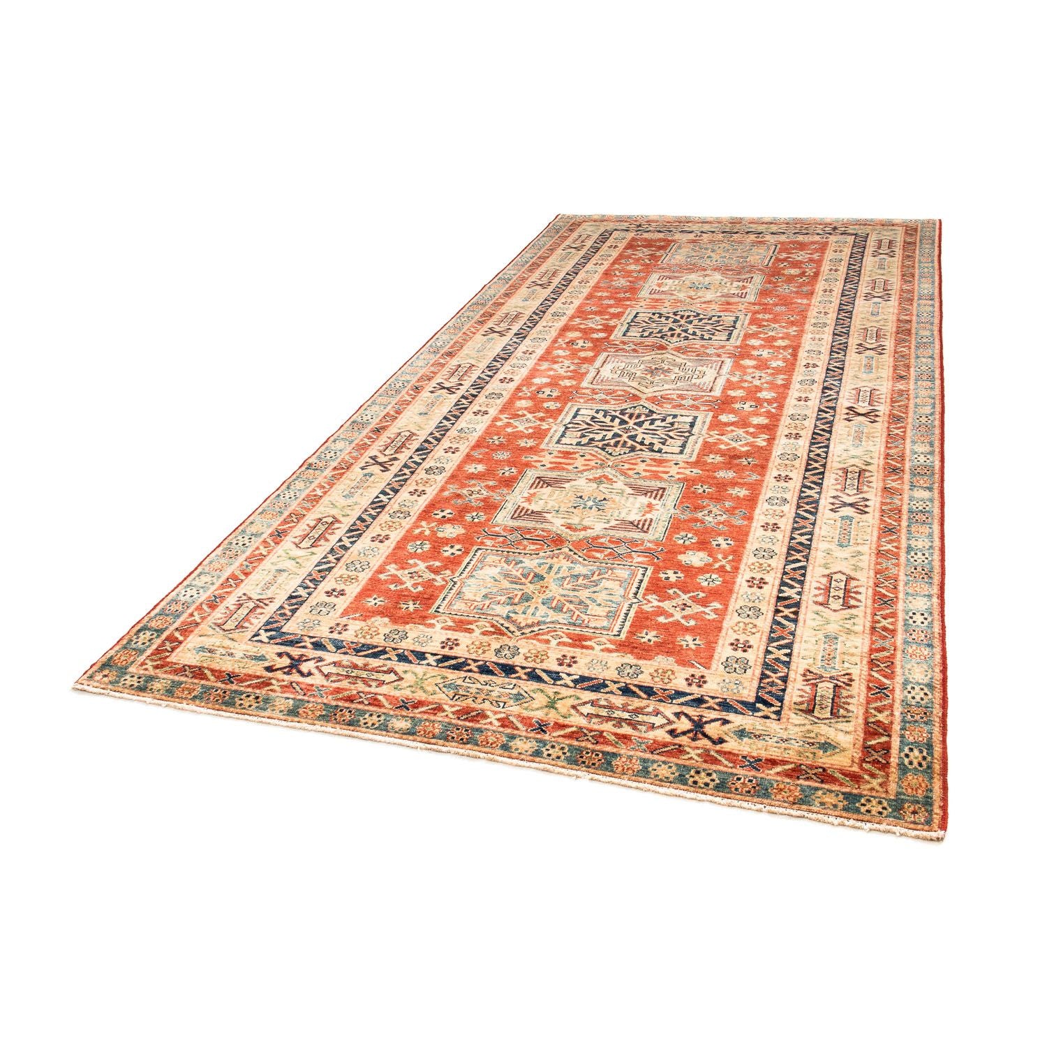 Ziegler Carpet - Kazak - 312 x 158 cm - mørkerød