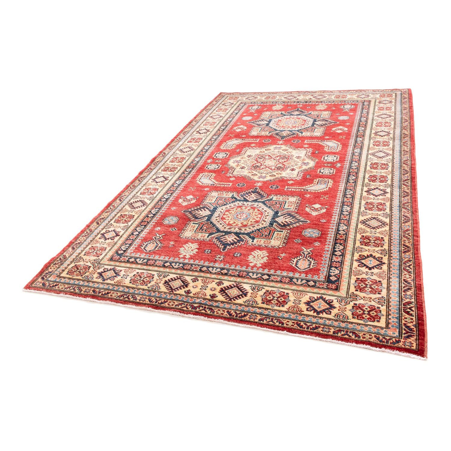 Ziegler Carpet - Kazak - 253 x 168 cm - mørkerød