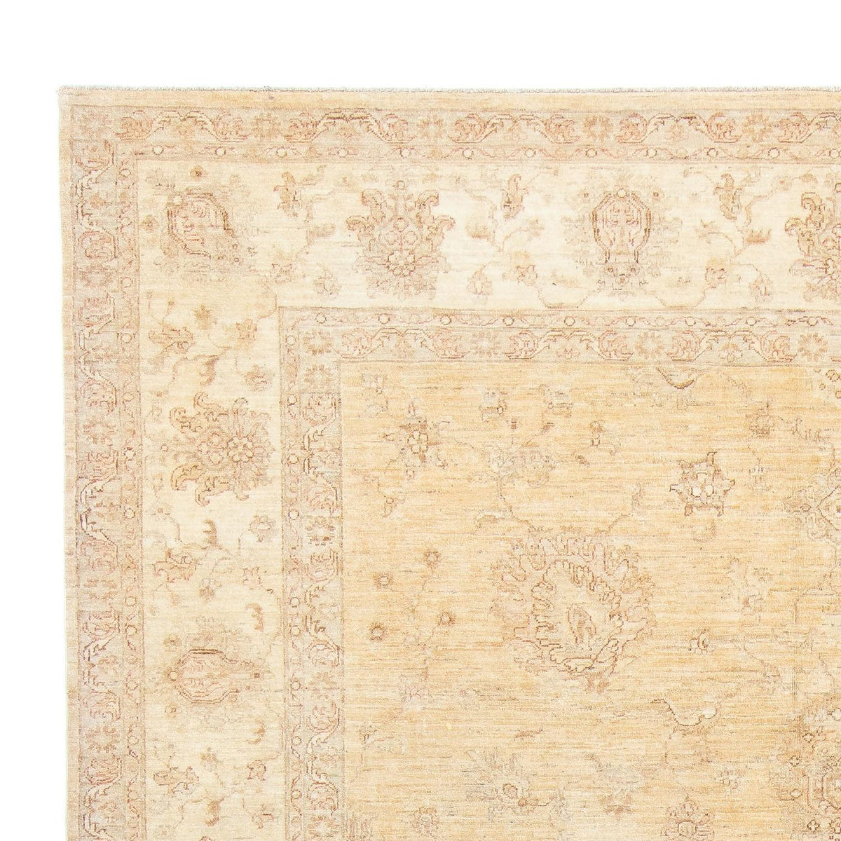 Persisk tæppe - Nomadisk firkantet  - 208 x 200 cm - beige