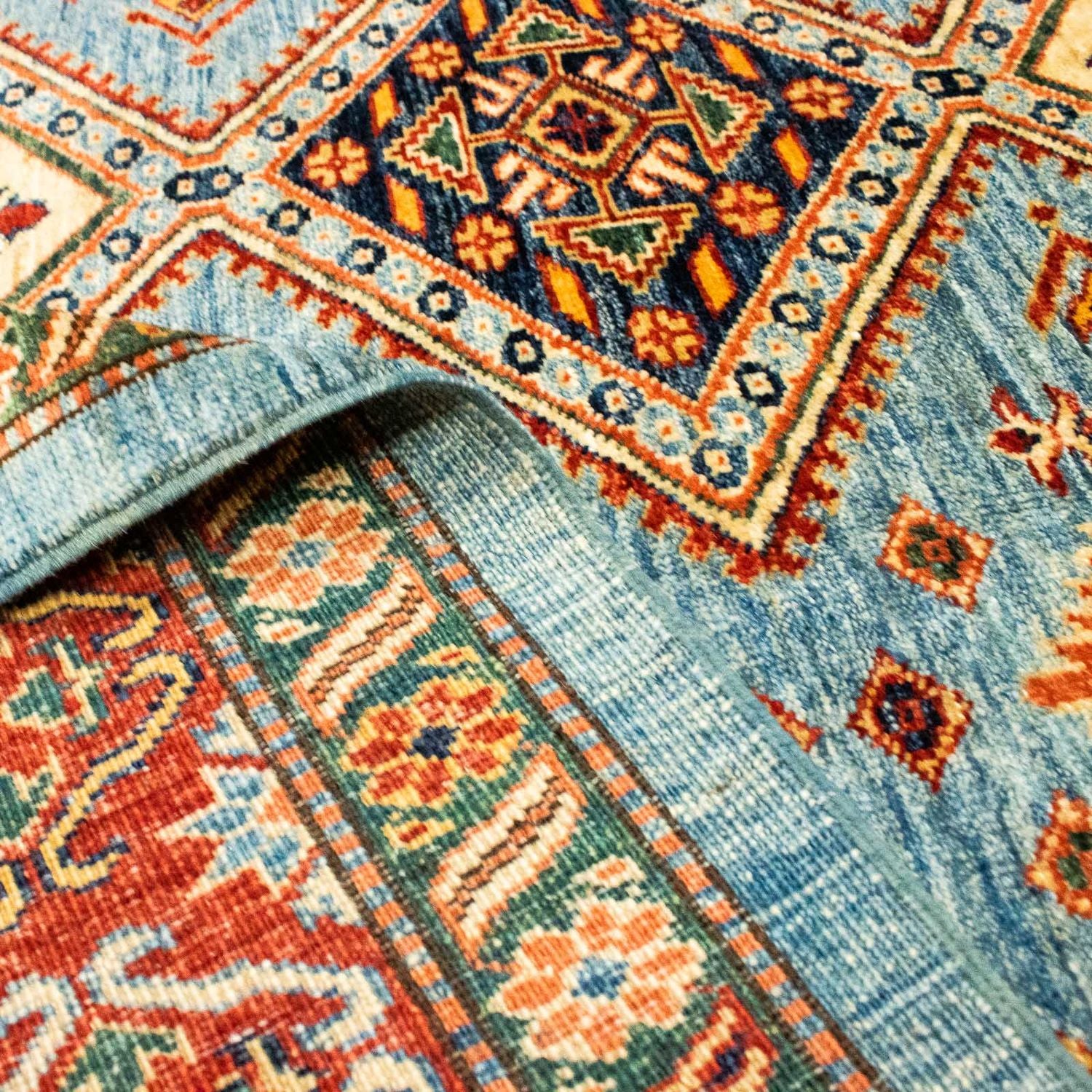 Ziegler Carpet - Kazak - 271 x 184 cm - lyseblå